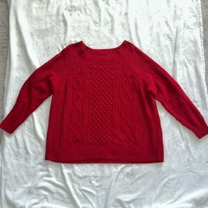 Chaps Men’s Red Crew Neck Sweater